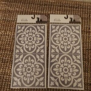 2 pk peel & stick tiles